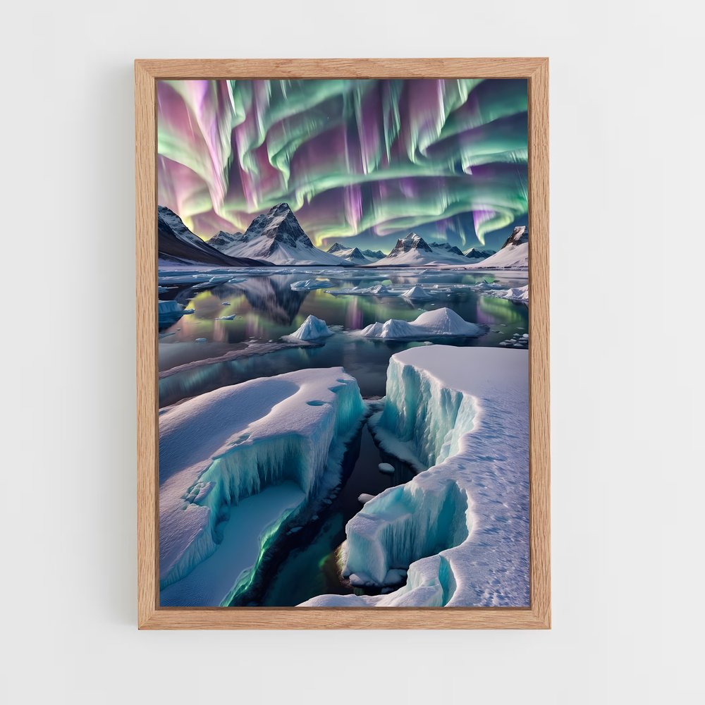 Poster Australis Aurora captivante – affiche Univers (vue 4)